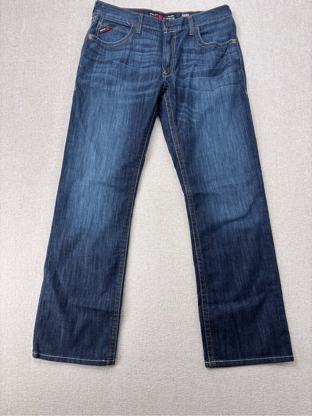 ARIAT M5 Men's CAT 2 FR Blue Denim Jeans Classic Straight Flame resistant 36x36